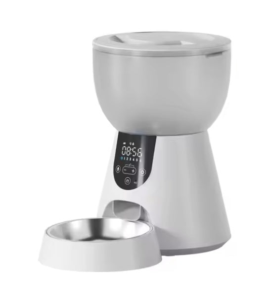 KFX-1039549 Automatic Cat Feeder with HD Camera, Night Vision, 5G WiFi, 2-Way Audio & Smart Alerts - 4L Capacity