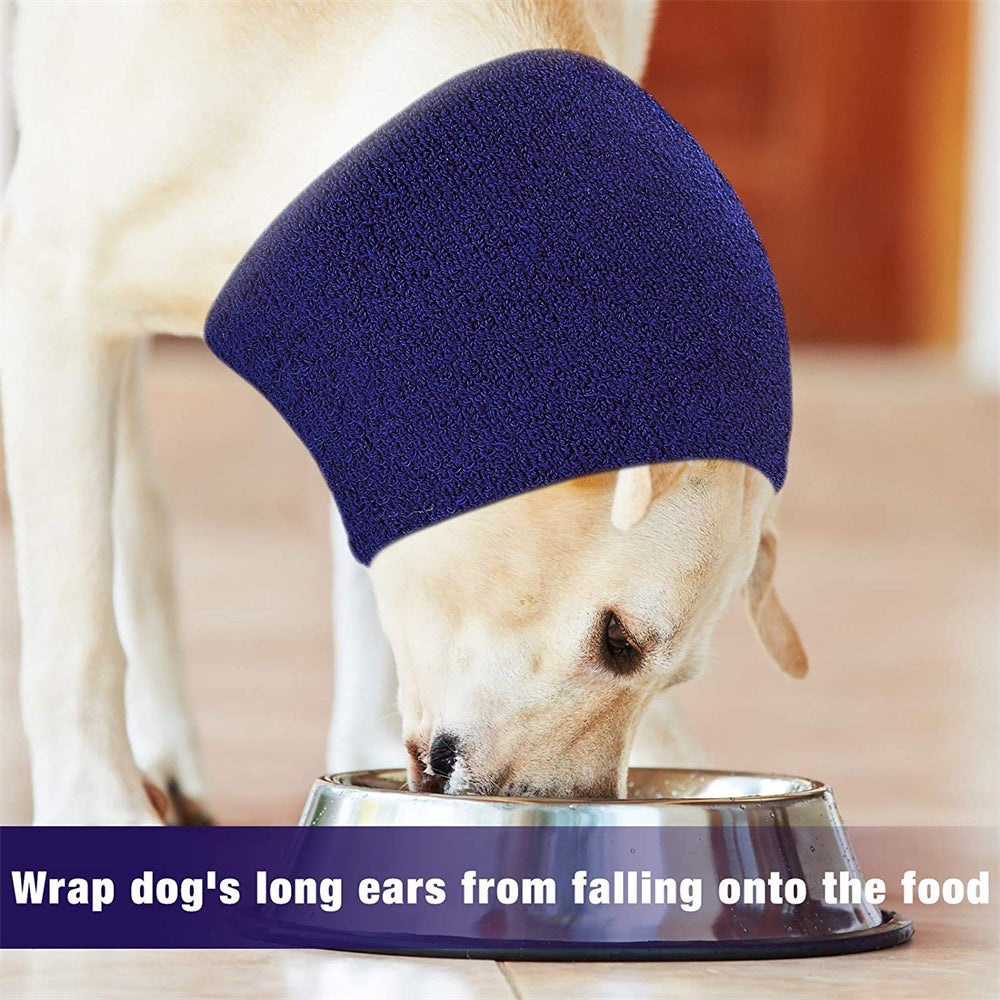 KFX-1042877 Thickened Warm Earmuffs for Pets - Available in Blue, Purple, and Gray