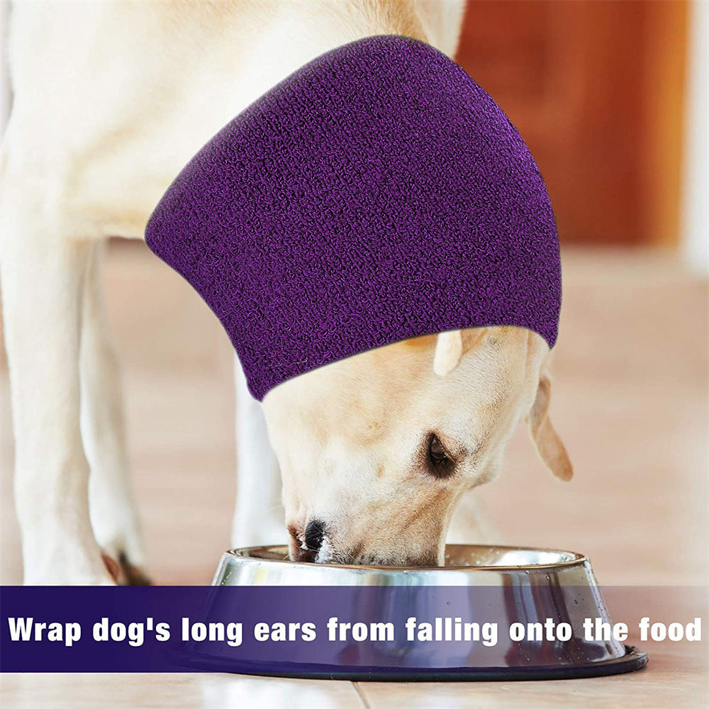 KFX-1042877 Thickened Warm Earmuffs for Pets - Available in Blue, Purple, and Gray