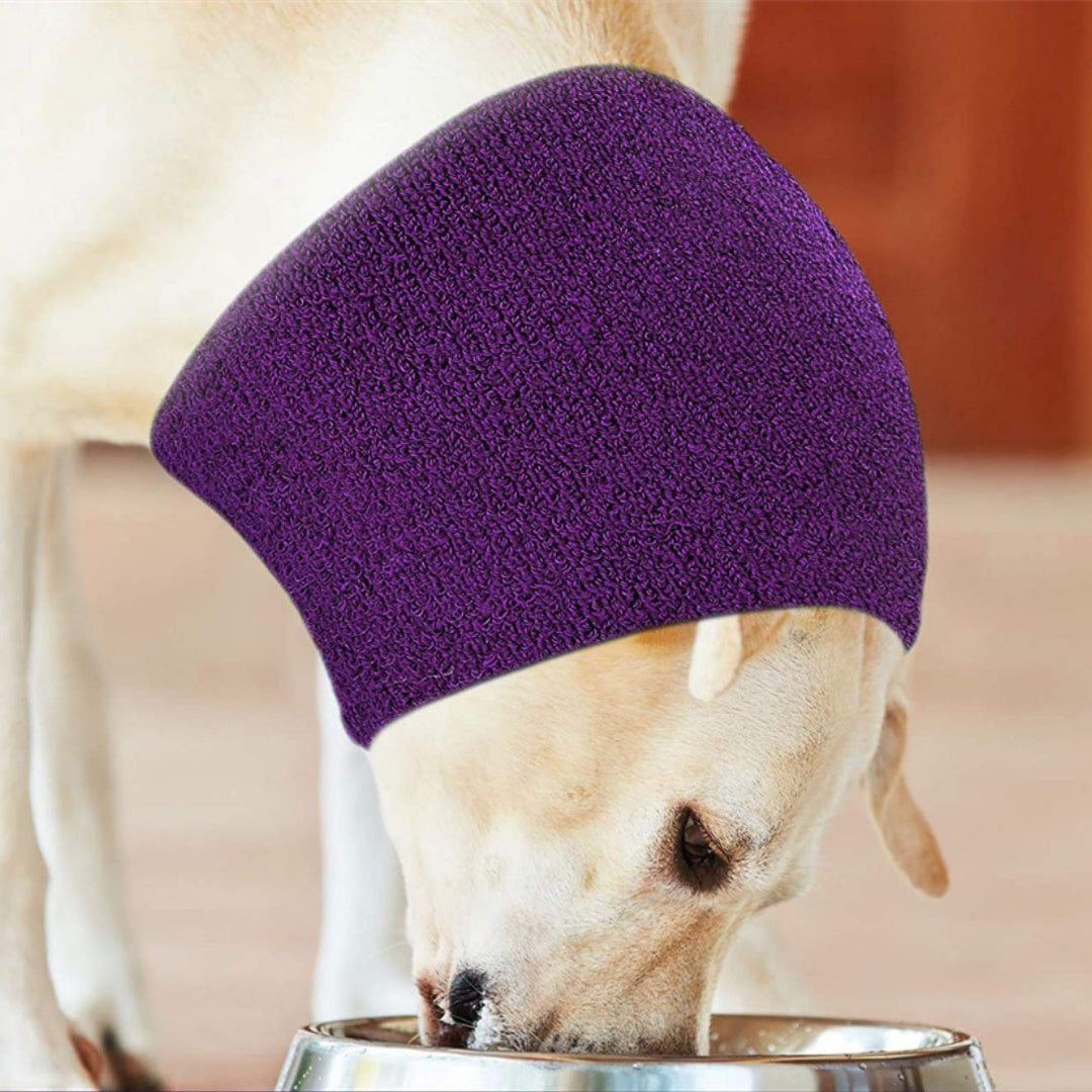 KFX-1042877 Thickened Warm Earmuffs for Pets - Available in Blue, Purple, and Gray