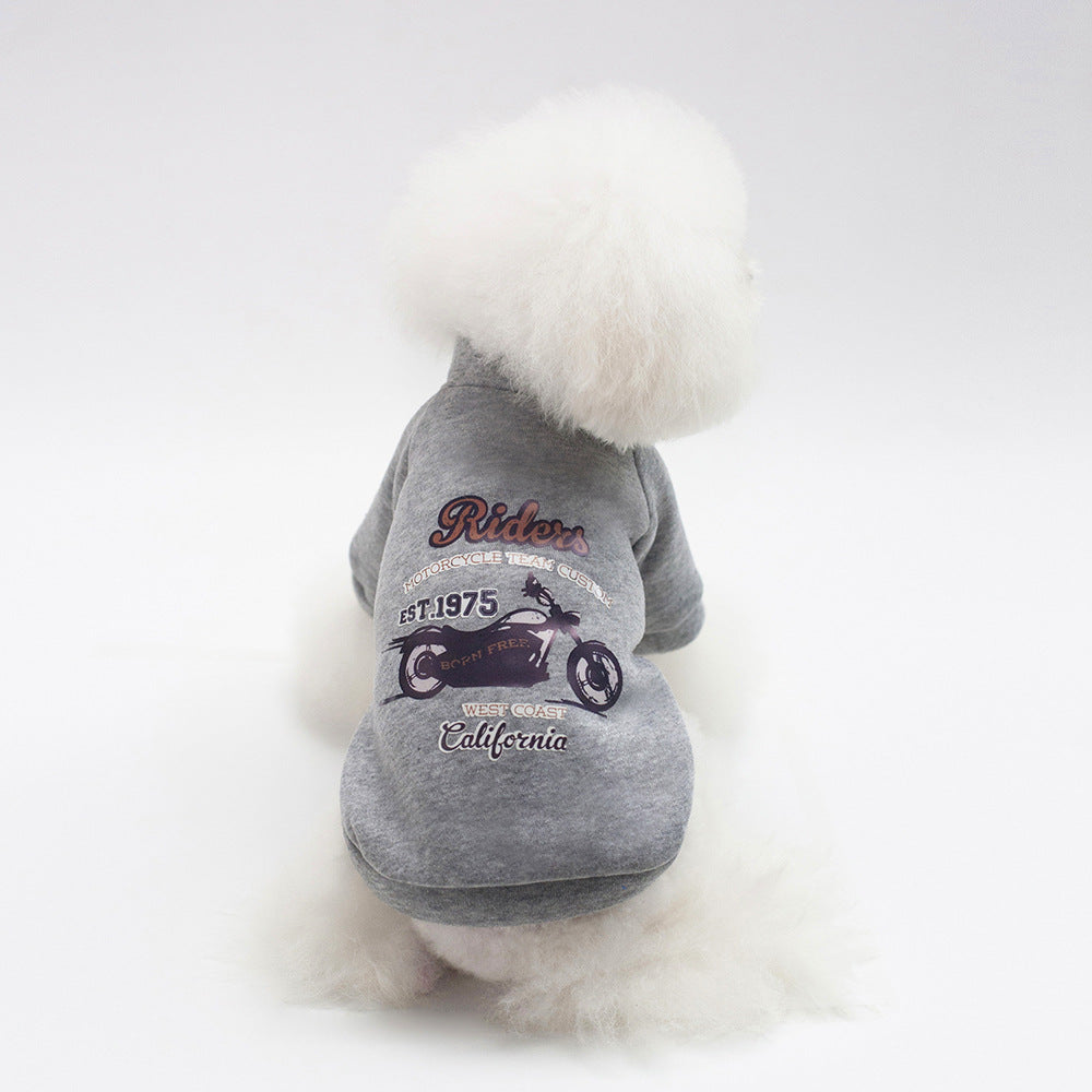 KFX-1043133 Cozy Brushed Hoodies for Dogs in Various Colors and Sizes