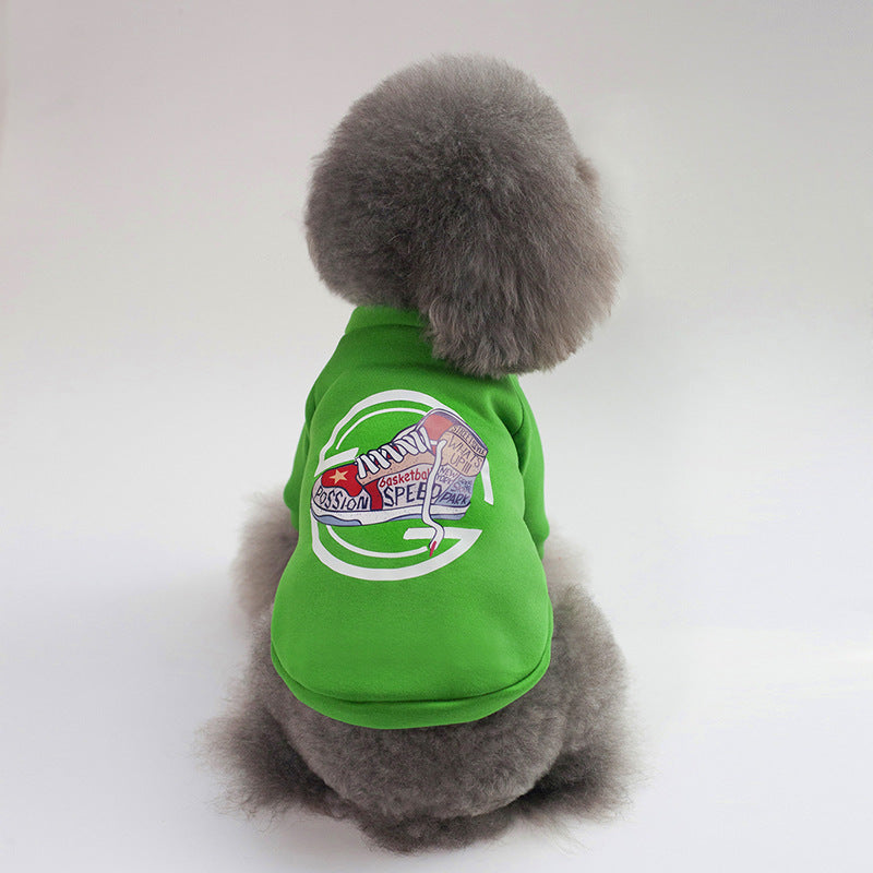 KFX-1043133 Cozy Brushed Hoodies for Dogs in Various Colors and Sizes