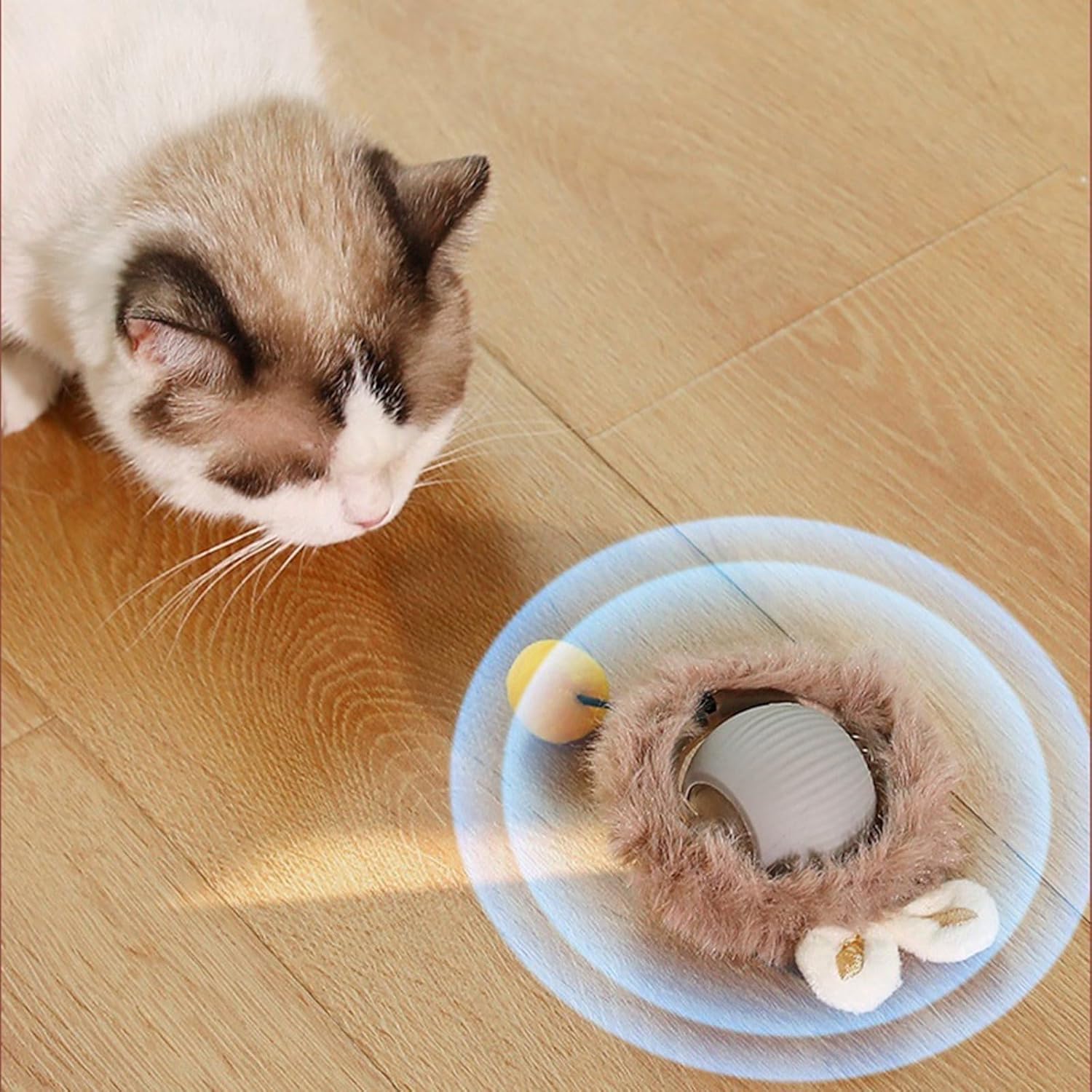 KFX-1045309 Automatic Interactive Rolling Ball Toy for Cats and Dogs, Durable Self-Moving Pet Playball