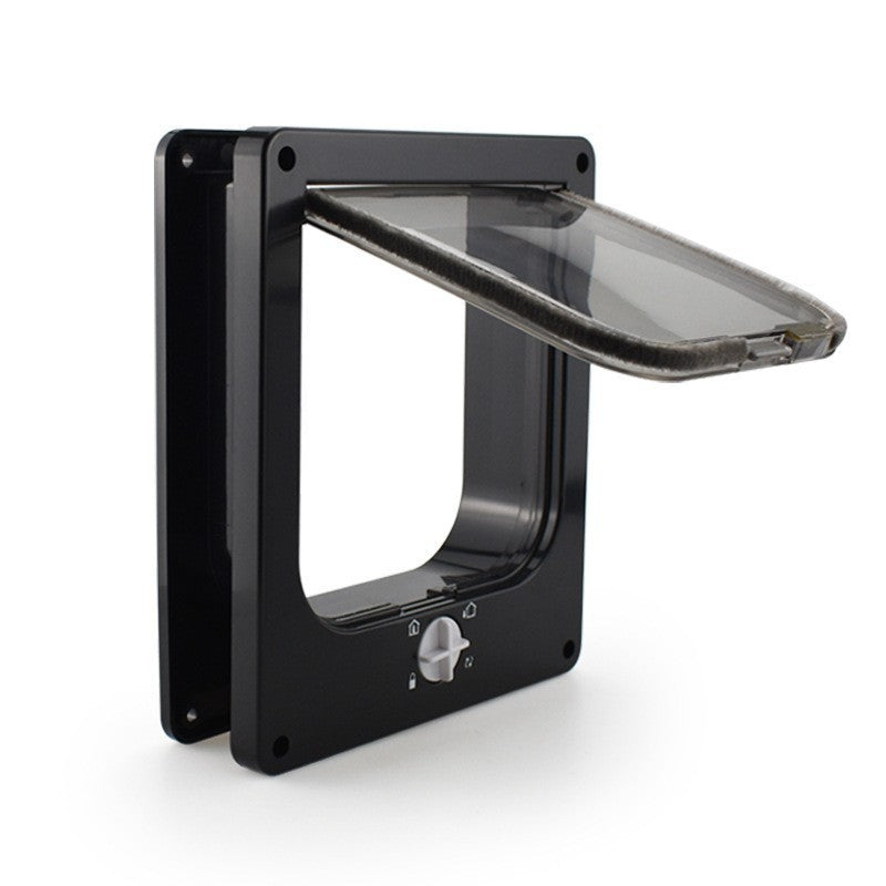 KFX-1049277 Interior Cat and Dog Door with Rotary Lock and Magnetic Closure - Weatherproof, Multiple Sizes Available