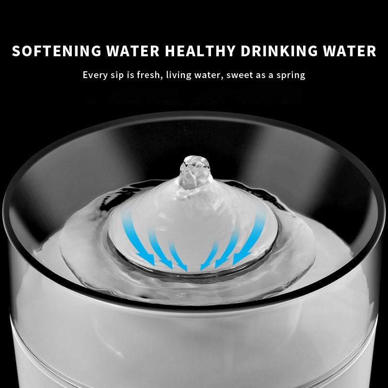 KFX-1049661 Automatic Cat Water Dispenser with Simple Design and Durable ABS Material
