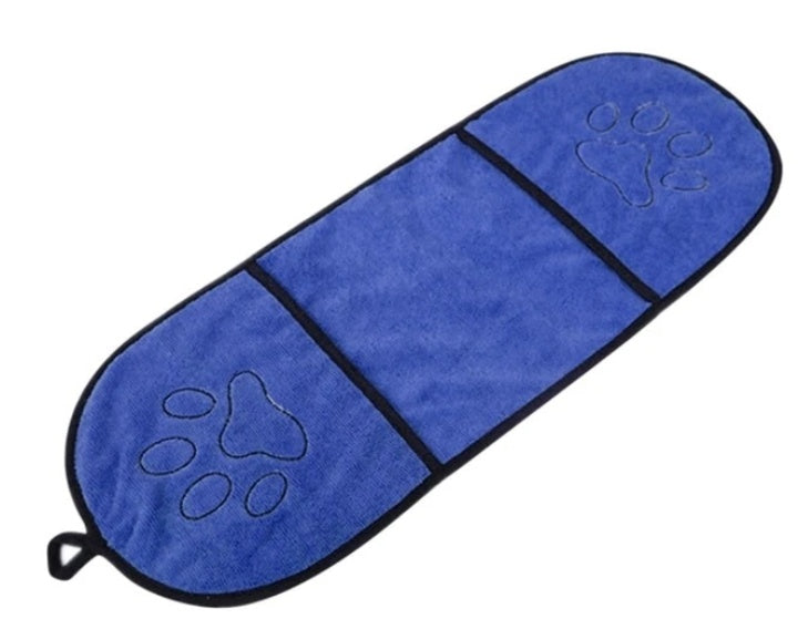KFX-1051453 Super Absorbent Polyester Dog Bath Towel - 23x65cm for All Seasons