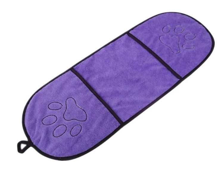 KFX-1051453 Super Absorbent Polyester Dog Bath Towel - 23x65cm for All Seasons