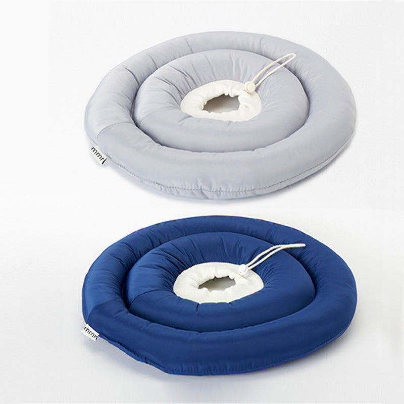 KFX-1051581 Pet Anti-Licking Ring in Dark Blue and Light Gray - General Use