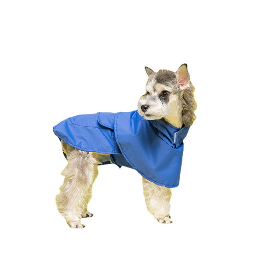 KFX-1051965 Waterproof Pet Dog Cape-style Raincoat Available in Multiple Sizes and Colors