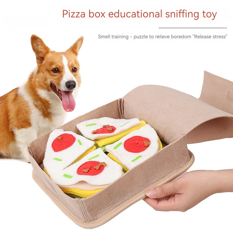 KFX-1054397 Beige Polyester Dog Sniffing Toy - 24.5x24.5x6 cm