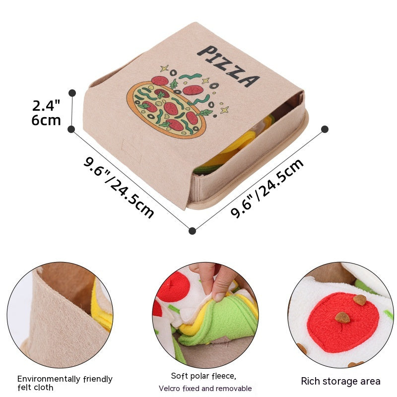 KFX-1054397 Beige Polyester Dog Sniffing Toy - 24.5x24.5x6 cm