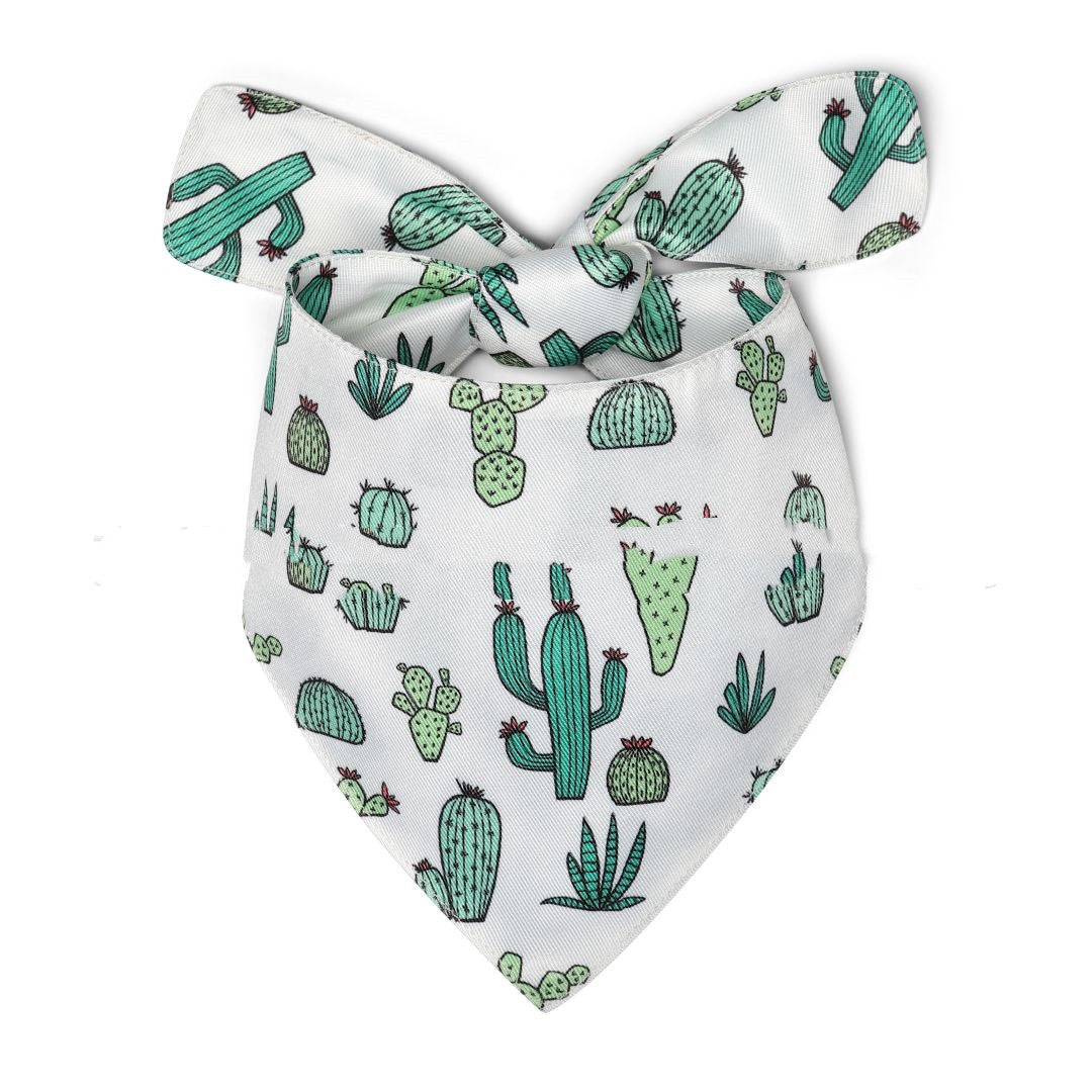 KFX-1056957 Summer Floral Pattern Dog Scarf and Saliva Towel in Various Colors