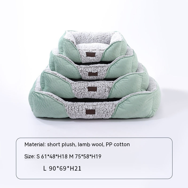 KFX-1059389 Self-Heating Thermal Pet Bed - Cozy Nest for Cats in Various Sizes