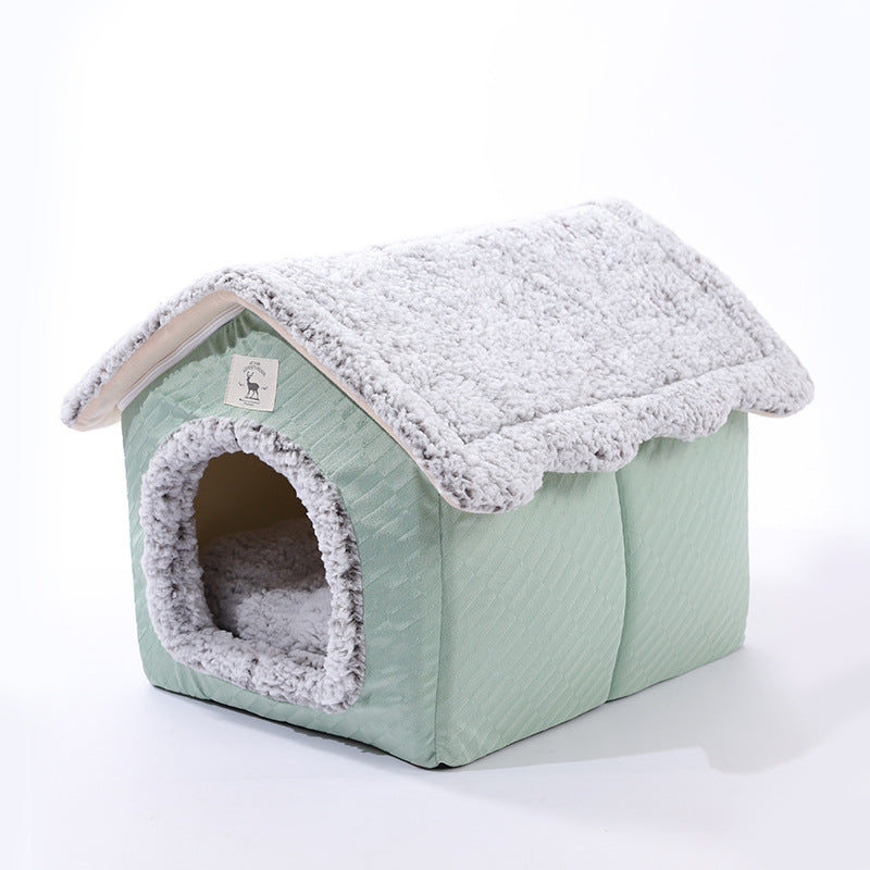 KFX-1059389 Self-Heating Thermal Pet Bed - Cozy Nest for Cats in Various Sizes