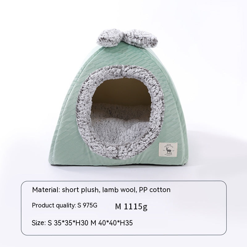 KFX-1059389 Self-Heating Thermal Pet Bed - Cozy Nest for Cats in Various Sizes