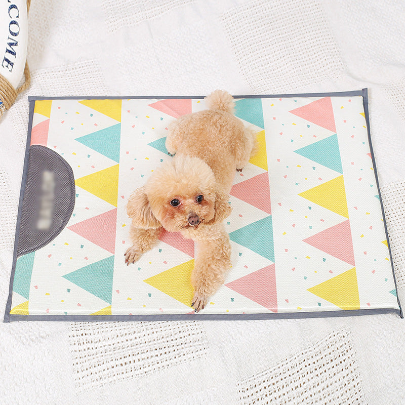 KFX-1066941 Cooling Ice Silk Pet Nest Pad for Cats and Dogs