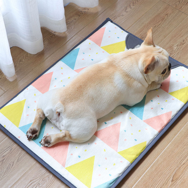 KFX-1066941 Cooling Ice Silk Pet Nest Pad for Cats and Dogs