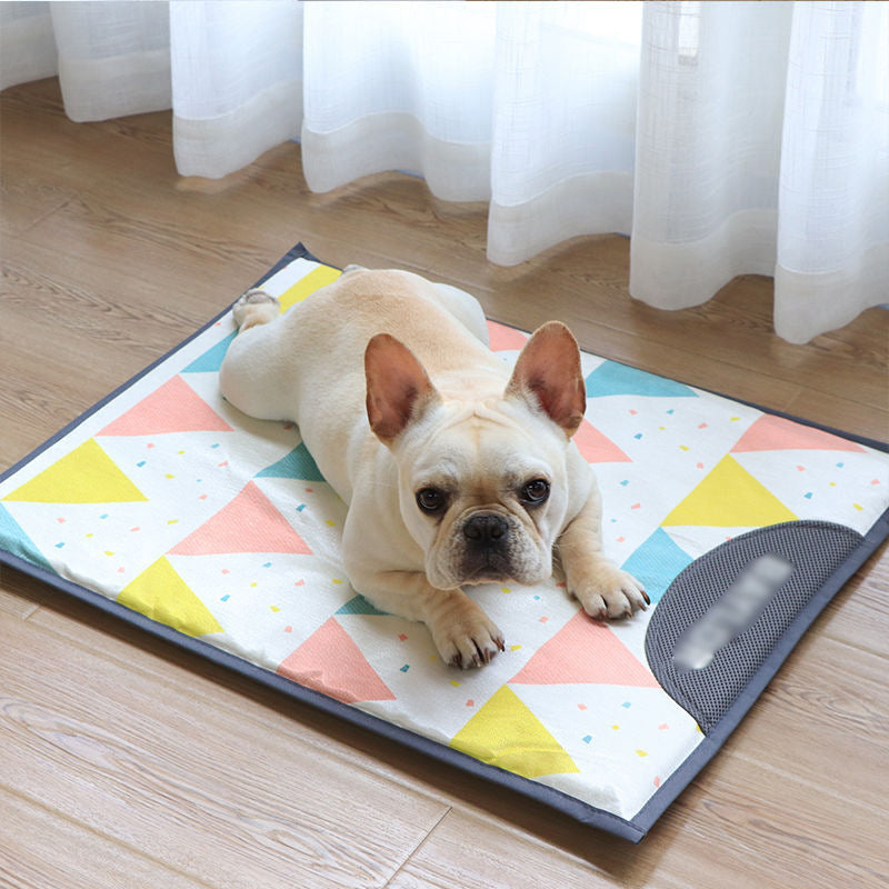 KFX-1066941 Cooling Ice Silk Pet Nest Pad for Cats and Dogs