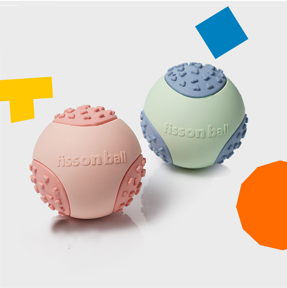 KFX-1068349 Interactive Rolling Dog Ball Toy for Small to Large Dogs - Durable, Washable & Safe Pet Fun