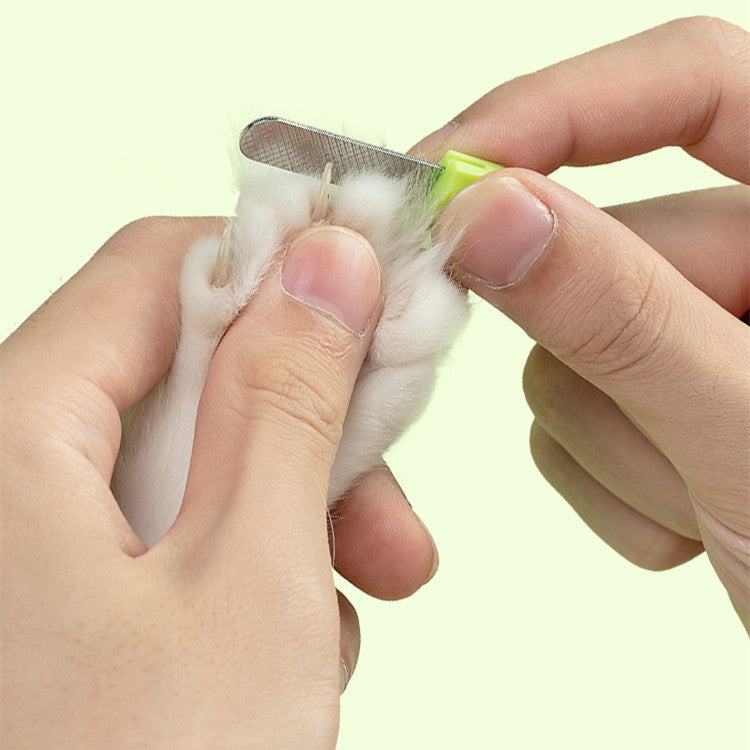 KFX-1068861 LED Multifunctional Pet Nail Clipper with Safety Features for Dogs and Cats