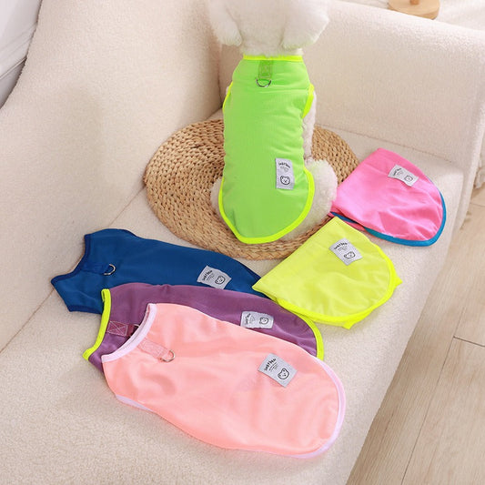 KFX-1069629 Lightweight Summer Vest for Pets in Various Colors and Sizes