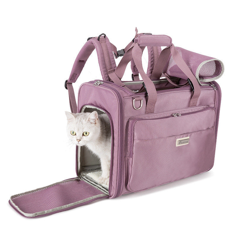 KFX-1069885 Breathable Pet Shoulder Handbag for Dogs and Cats - Various Colors Available