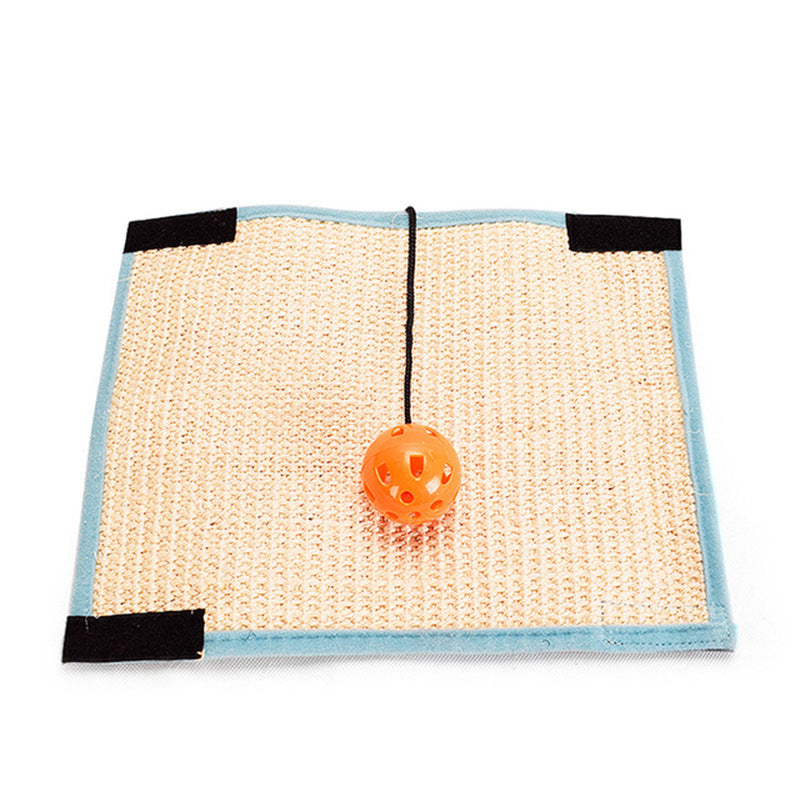 KFX-1071037 Durable Sisal Table Leg Cat Scratch Pad - Wear-Resistant, Available in White and Black Options
