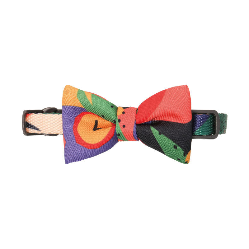 KFX-1072829 Cat Bow Tie Pet Collar in Various Stylish Designs, Adjustable Fit for Neck Circumference 18-30cm