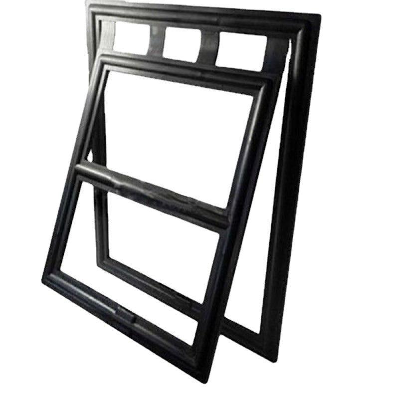 KFX-1074493 Pet Screen Door for Easy Access - Anti-Mosquito Design, Black & White, Sizes S & L