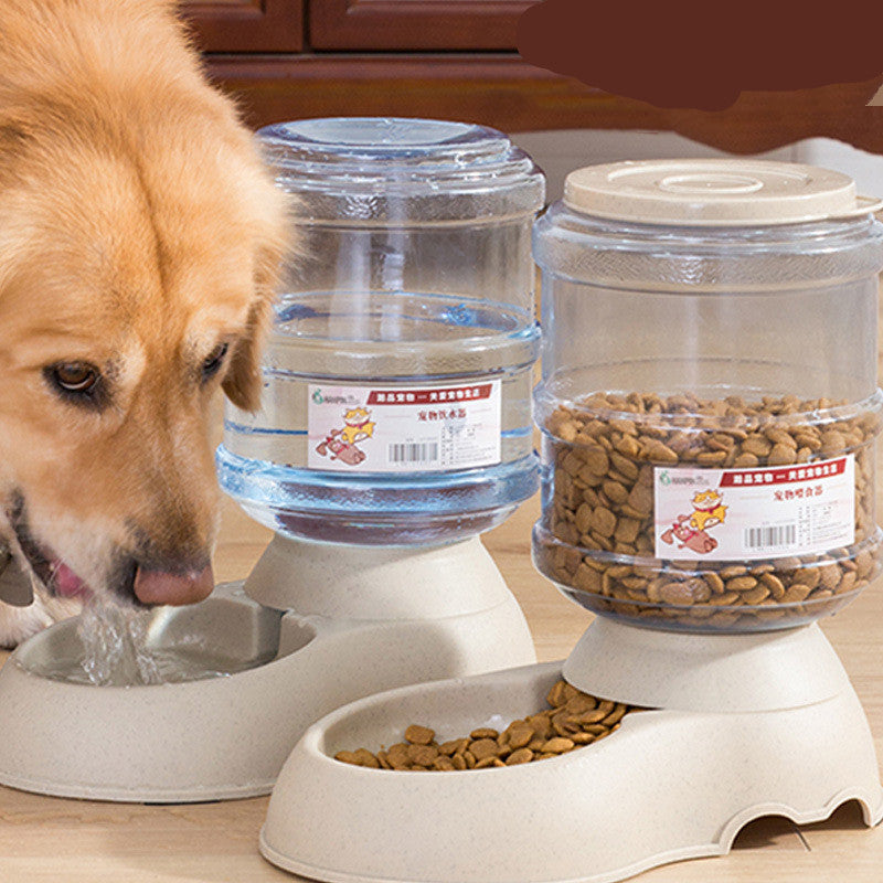 KFX-1074621 Pet Food Dispenser with Food-Grade Plastic, 3.75L Capacity, Easy Assembly and Cleaning
