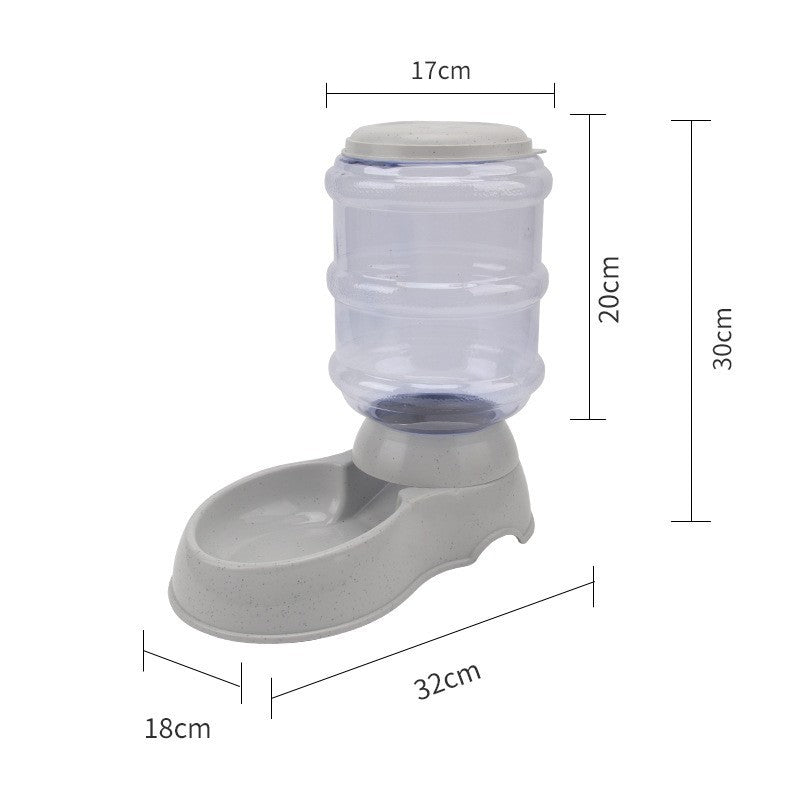 KFX-1074621 Pet Food Dispenser with Food-Grade Plastic, 3.75L Capacity, Easy Assembly and Cleaning