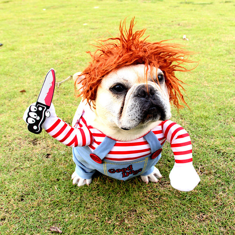 KFX-1075005 Cute Fatal Doll Pet Costume for Dogs and Cats - Autumn and Winter Apparel in S, M, L, XL Sizes