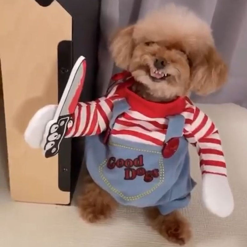 KFX-1075005 Cute Fatal Doll Pet Costume for Dogs and Cats - Autumn and Winter Apparel in S, M, L, XL Sizes