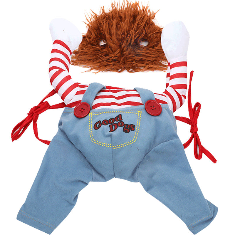 KFX-1075005 Cute Fatal Doll Pet Costume for Dogs and Cats - Autumn and Winter Apparel in S, M, L, XL Sizes