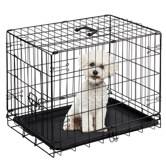 KFX-1080637 Single Door Dog Cage - Available in 24 inch and 30 inch Sizes