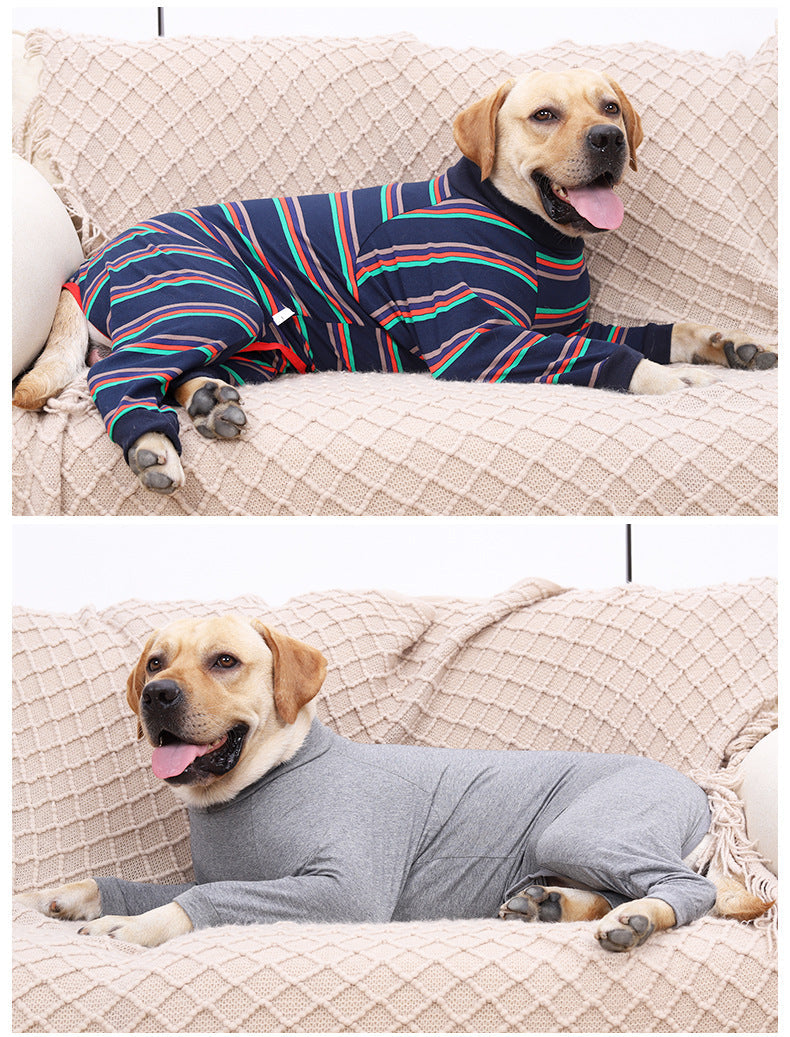 KFX-1080765 Cozy Cotton Four-Legged Dog Pajamas for Comfort and Style