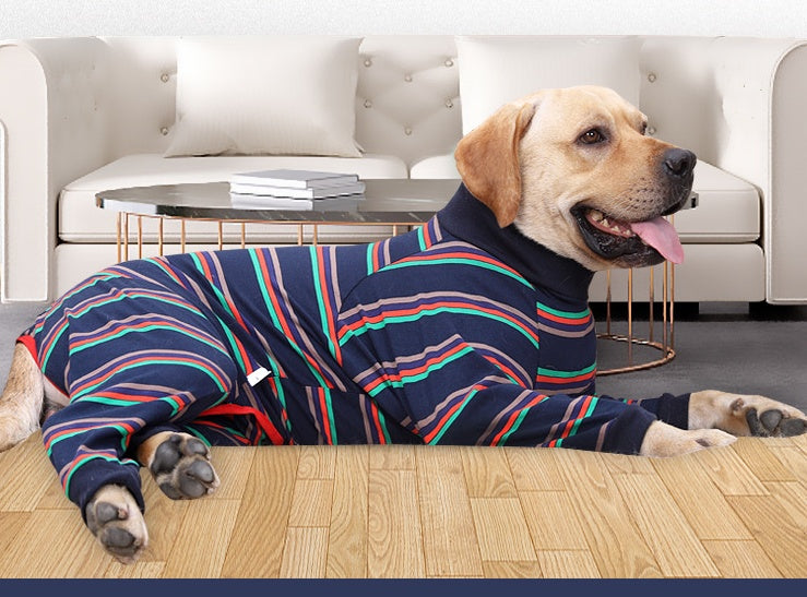 KFX-1080765 Cozy Cotton Four-Legged Dog Pajamas for Comfort and Style