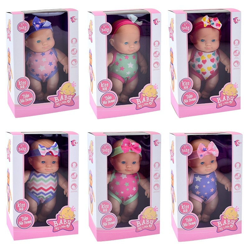 KFX-1083837 Vinyl Baby Doll Figurine - 21.5 cm, Multiple Colors Available