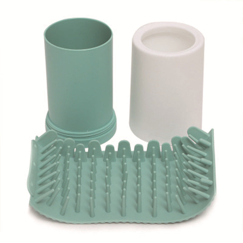 KFX-1084221 Pet Foot Washing Cup for Dogs - Easy Clean, Available in Gray, Green, Pink