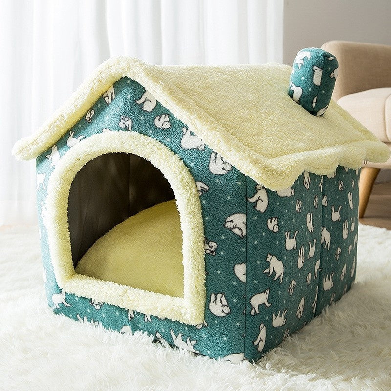 KFX-1086397 Cozy Modern Sponge Pet House for Dogs and Cats - Multiple Styles Available
