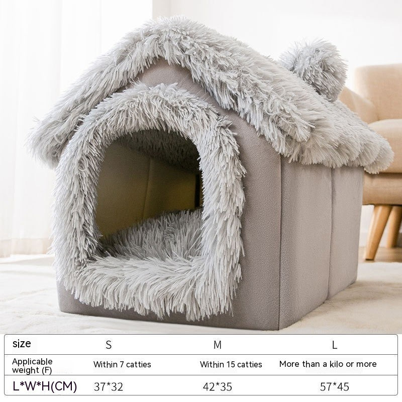 KFX-1086397 Cozy Modern Sponge Pet House for Dogs and Cats - Multiple Styles Available