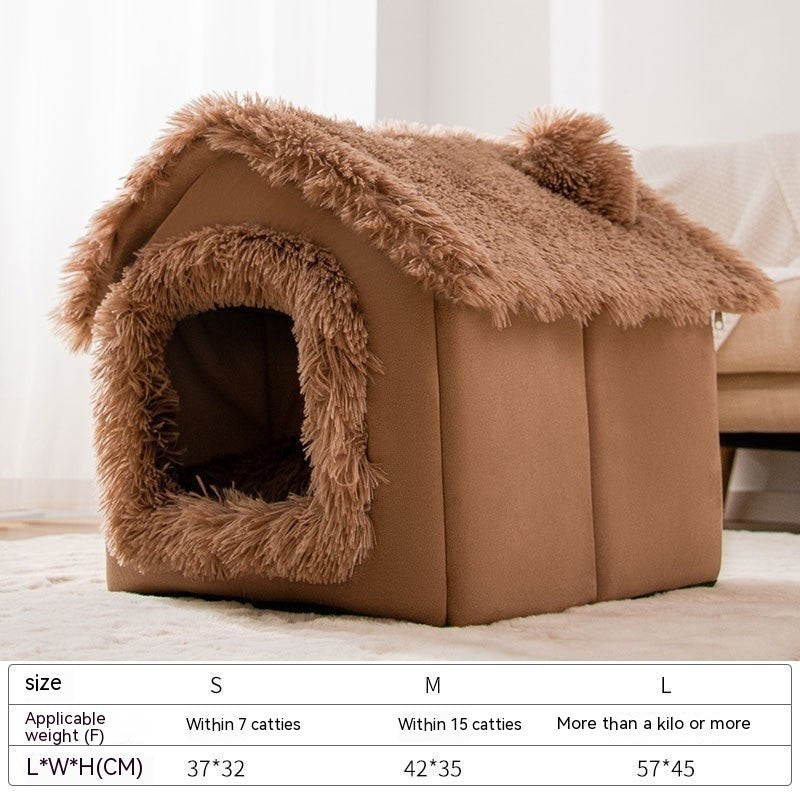 KFX-1086397 Cozy Modern Sponge Pet House for Dogs and Cats - Multiple Styles Available