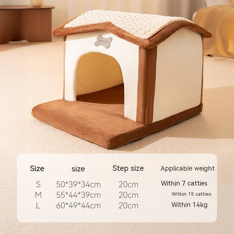KFX-1086397 Cozy Modern Sponge Pet House for Dogs and Cats - Multiple Styles Available