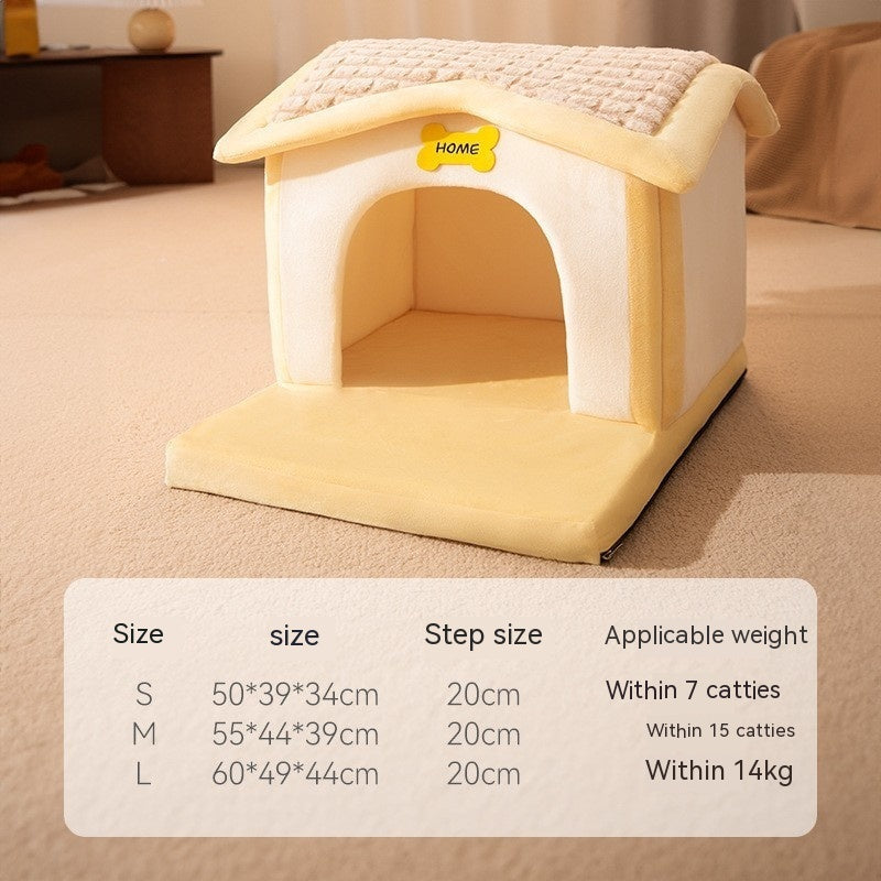 KFX-1086397 Cozy Modern Sponge Pet House for Dogs and Cats - Multiple Styles Available