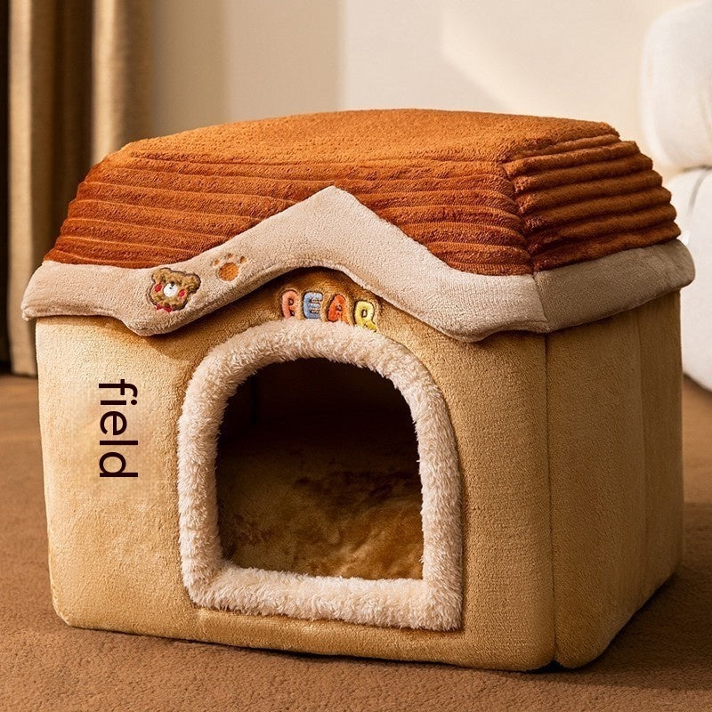 KFX-1086397 Cozy Modern Sponge Pet House for Dogs and Cats - Multiple Styles Available