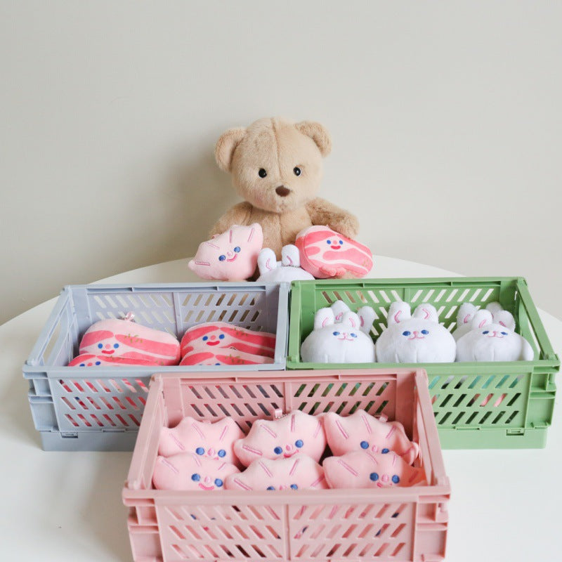 KFX-1087165 Portable Plush Sounding Toys - Pork Belly, Little White Rabbit & Shell Designs