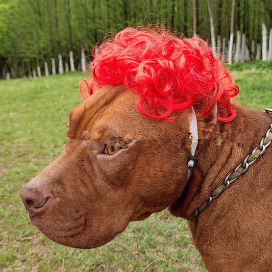 KFX-1088189 Vibrant Afro Wig with Pigtails in Multiple Colors – Fun and Stylish Accessories