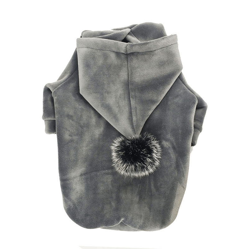 KFX-1090109 Super Soft Coral Fleece Sweater for Autumn and Winter - Corgi and Schnauzer Fit