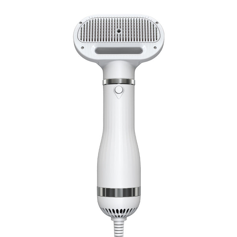 KFX-1093693 Teddy Integrated Hair Dryer and Brushing Comb with Foldable Design and Multiple Speed Settings