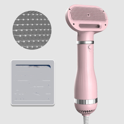 KFX-1093693 Teddy Integrated Hair Dryer and Brushing Comb with Foldable Design and Multiple Speed Settings